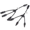 Triplicador MC4 con cable (pareja)
