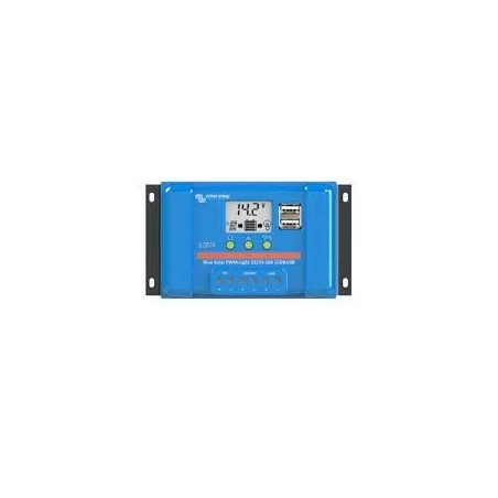 Regulador de carga Victron PWM BlueSolar 12V/24V 10A LCD-USB