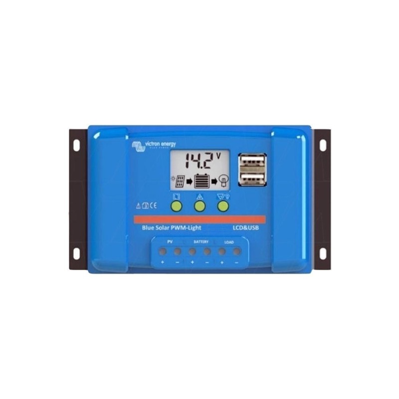 Regulador de carga Victron PWM BlueSolar 12V/24V 30A LCD-USB