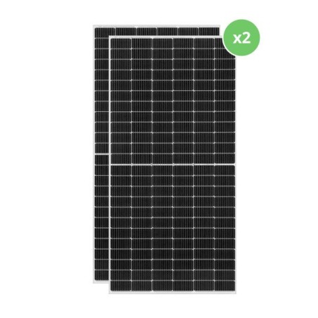 KIT 2u - Panel Solar Kaseel 550W Monocristalino 12V/24V/48V 144 Células