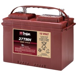 Batería Monobloc Trojan 27TMH de 12V/128 Ah en C100 (115 Ah en C20)