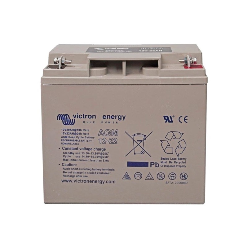 Batería Victron 12V/22Ah AGM Deep Cycle Batt.