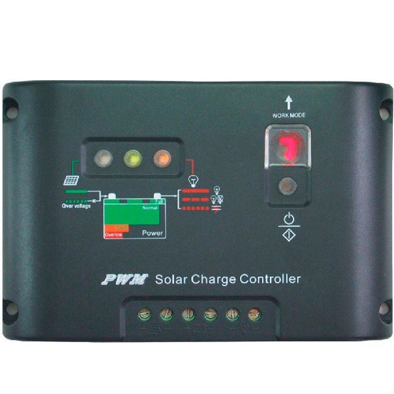 Regulador de carga PWM 12/24V.10A. 10I-EC