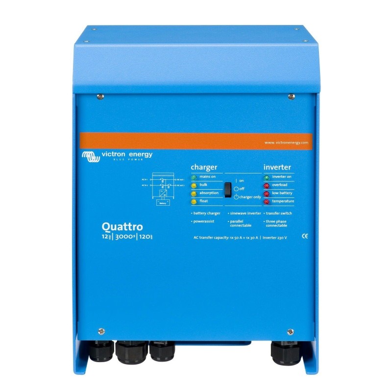 Inversor/cargador Victron Quattro 24/5000/120-50/50