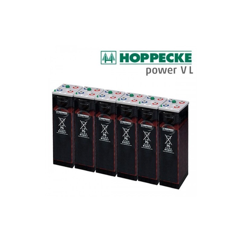 Batería Estacionaria a 12V Hoppecke V-L 2-390 (5 OPZS 350) de 520 Ah (C100)