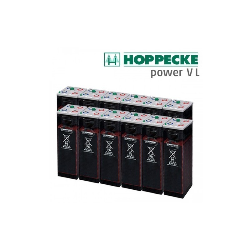 Batería Estacionaria Hoppecke V-L 2-2150 16 OPZS 2.000 24V 2.900 Ah