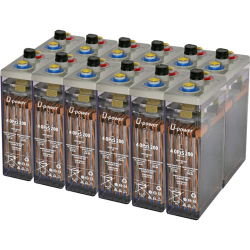 Bateria estacionaria UPOWER 5 OPzS 250 de 24V/373 Ah C100 (270 Ah en C10)