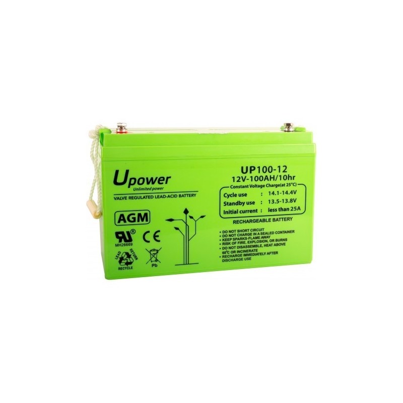 Batería  AGM 12V 100Ah UP100-12