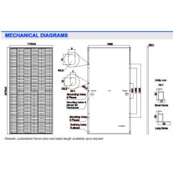 Panel Solar Kaseel 550W Monocristalino 12V/24V/48V 144 Células