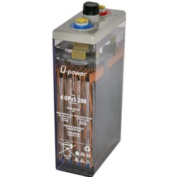 Bateria estacionaria UPOWER 4 OPzS 200 de 2V/322 Ah C100 (215 Ah en C10)