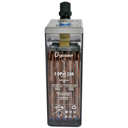 Batería estacionaria Upower 5 OPzS 250 12V 388Ah en C100