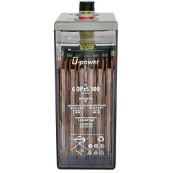 Batería estacionaria Upower 6 OPzS 300 12V 466Ah en C100
