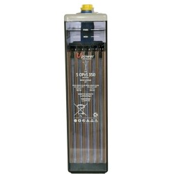 Bateria estacionaria UPOWER 5 OPzS 350 de 12V/594 Ah C100 (396 Ah en C10)