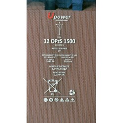 Bateria estacionaria UPOWER 12 OPzS 1500 de 2V/2445 Ah C100 (1630 Ah en C10)
