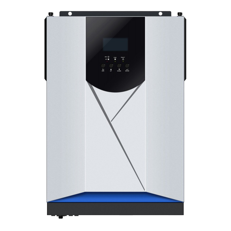 Inversor hibrido (3 en 1) de 24V/300VA (2400 W), MPPT 60A y cargador de 60A. PIP-2424MSXE