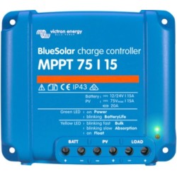 Regulador Victron BlueSolar MPPT 75/15 auto 12/24V y 15A