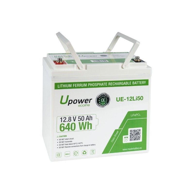 Batería de litio monoblock 12V/50 Ah U-power Ecoline