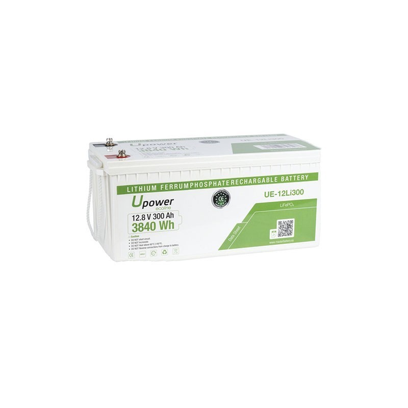 Batería de litio monoblock 12V/300Ah U-power Ecoline