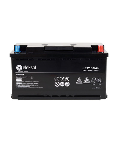 Batería de Litio Eleksol 12,8V 150Ah Bluetooth y BMS V2