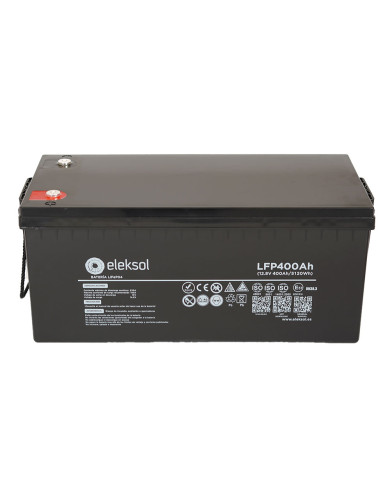 Batería de Litio Eleksol 12,8V 400Ah Bluetooth y BMS V2