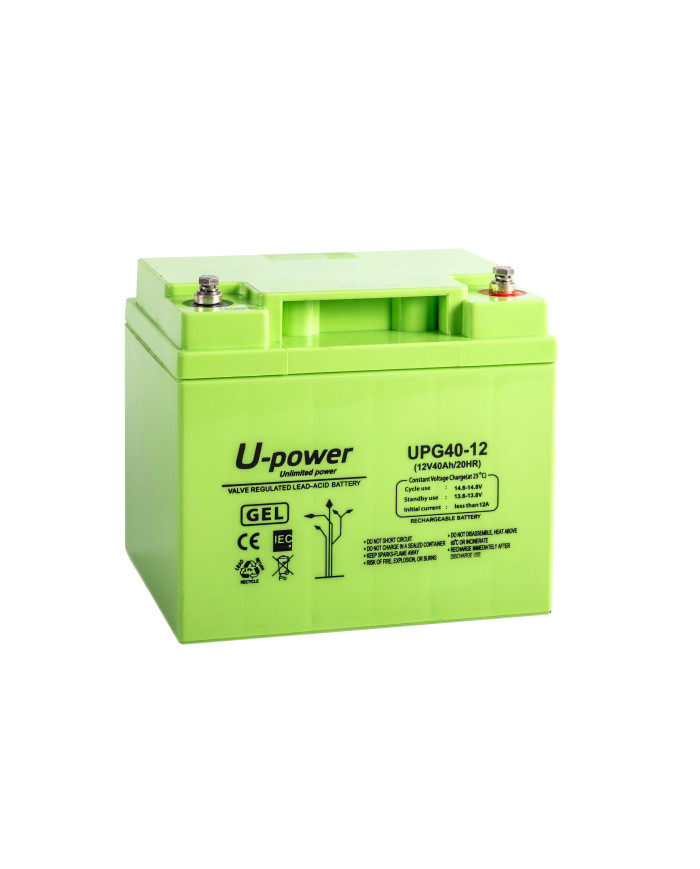 Batería de Gel 12V/40 Ah. UPower  UPG40-12