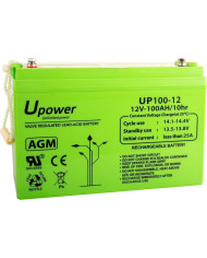 Batería de Gel 12V/100 Ah. UPower  UPG100-12