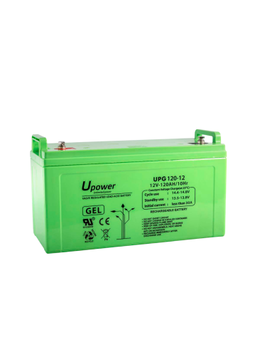 Batería de Gel 12V/120 Ah. UPower  UPG120-12