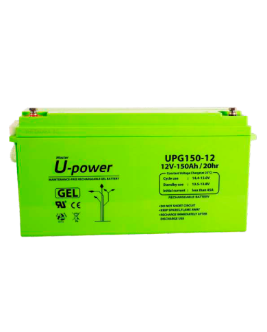Batería de Gel 12V/150 Ah. UPower  UPG150-12