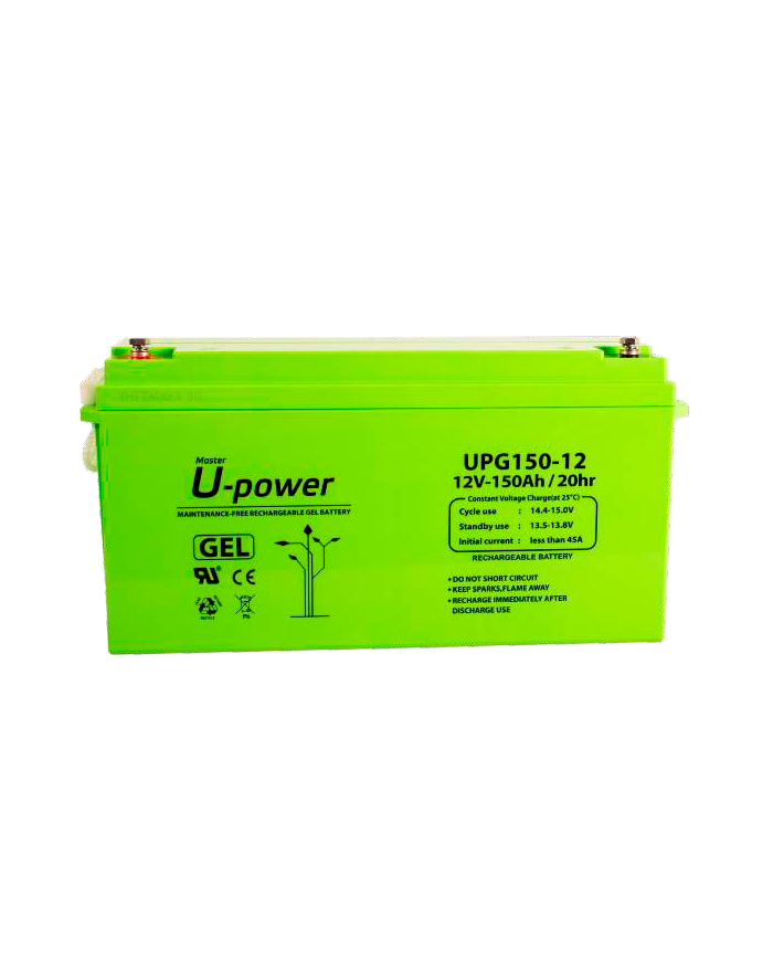 Batería de Gel 12V/150 Ah. UPower  UPG150-12