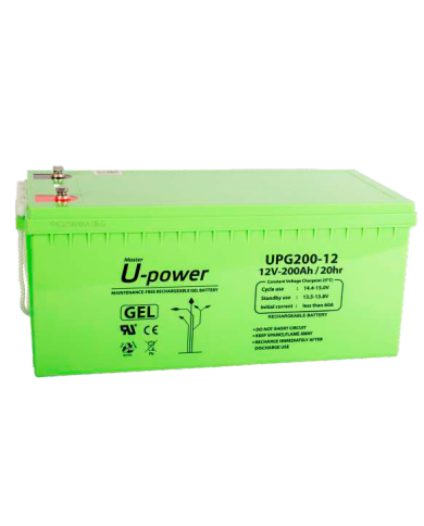 Batería de Gel 12V/200 Ah. UPower  UPG200-12