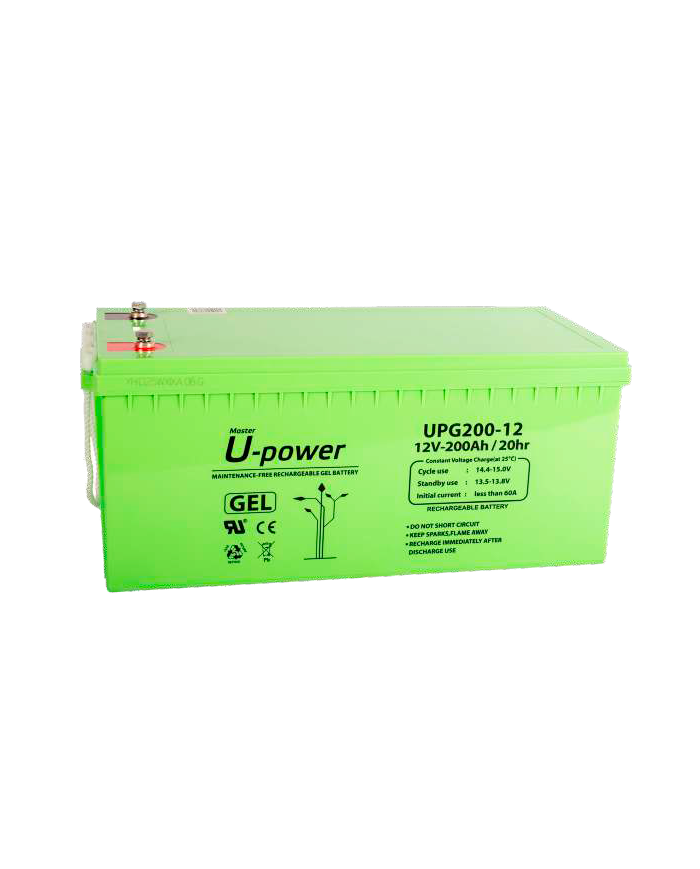 Batería de Gel 12V/200 Ah. UPower  UPG200-12