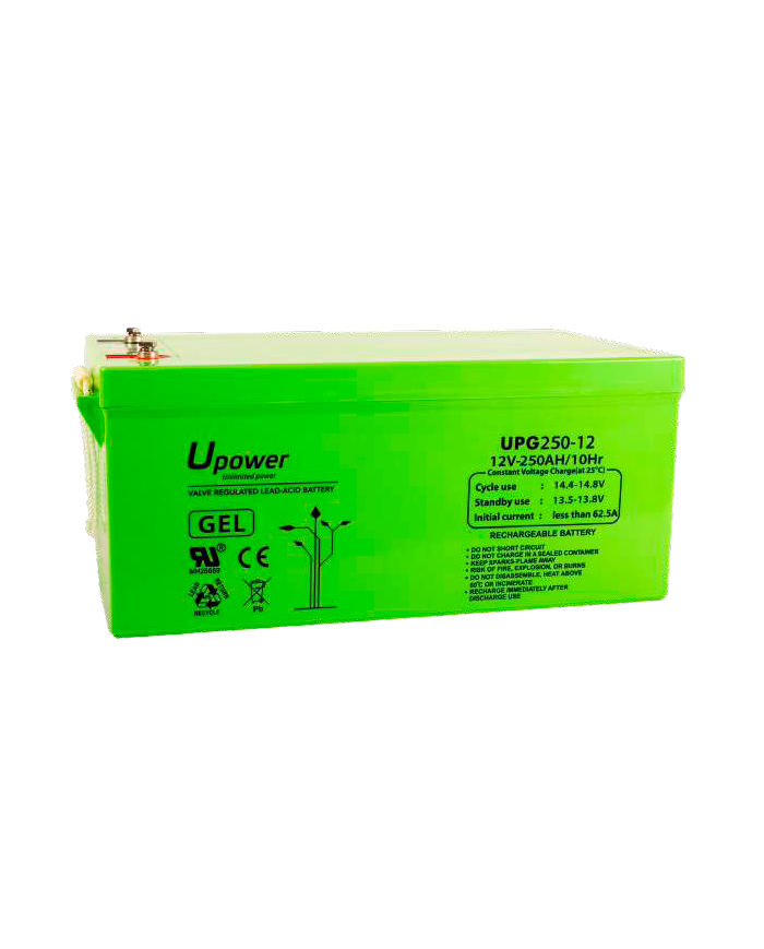 Batería de Gel 12V/250 Ah. UPower  UPG250-12