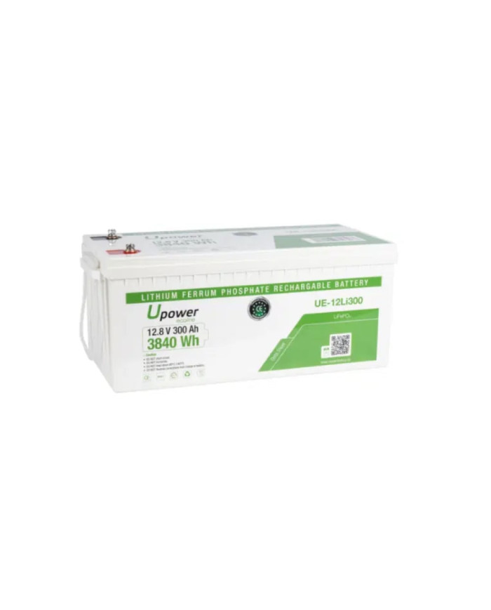 Batería de litio Upower con Bluetooth 12V/300 Ah. UE-12Li300BL