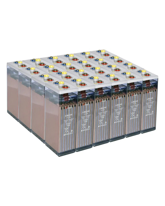 Bateria estacionaria UPOWER 6 OPzS 420 de 48V/651Ah C100 (474 Ah en C10)