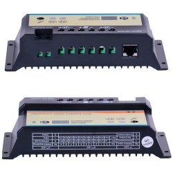 Regulador de carga PWM DUAL (dos baterías) 12/24V-10A. DB10A