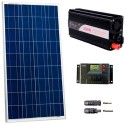 Kit fotovoltaico aislada 510 Wh/día, 230 V onda pura (Potencia: 140 Wp)