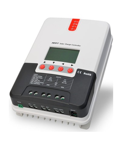 Regulador con display MPPT puro 12/24V.20A. Vmax: 100V. SR-ML2420